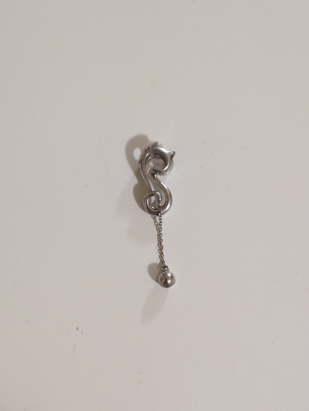 Cat Shape Silver  Jewelry necklace Pendant
